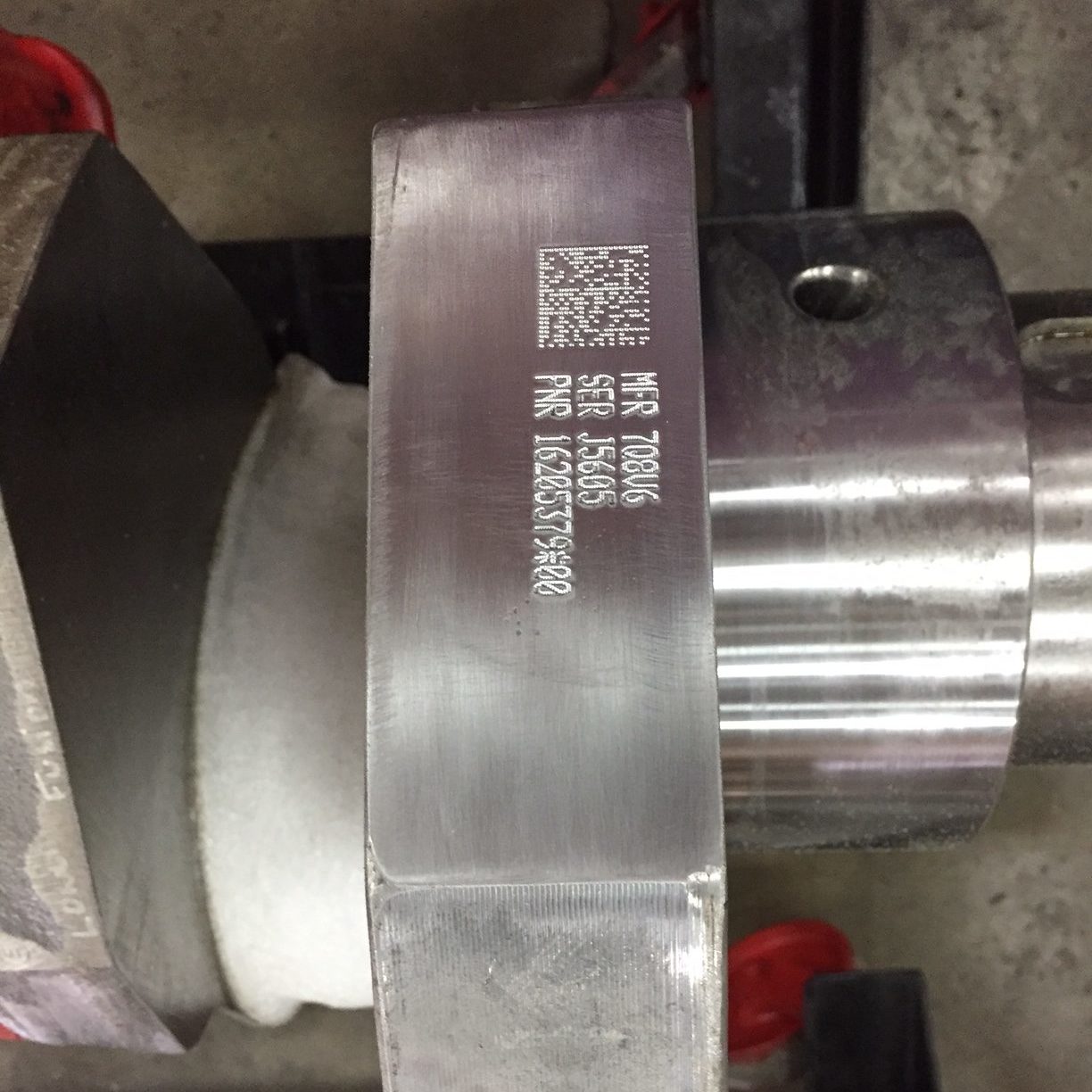 Industrial Marking for Marine Crankshafts